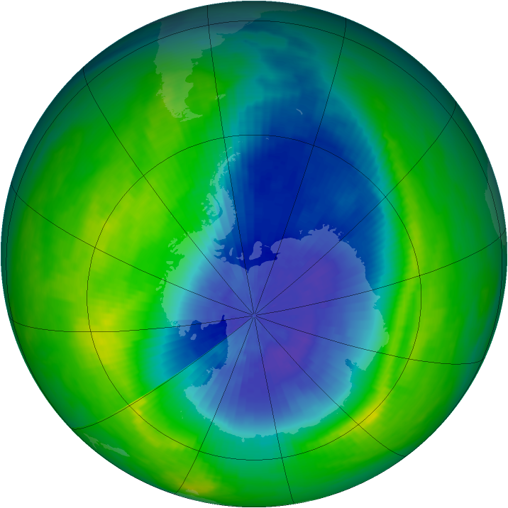 Ozone Map 1984-10-16